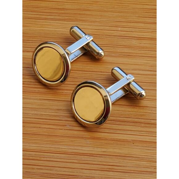 Christian Dior Sterling Silver Cufflinks Signed - Picture 1 of 7